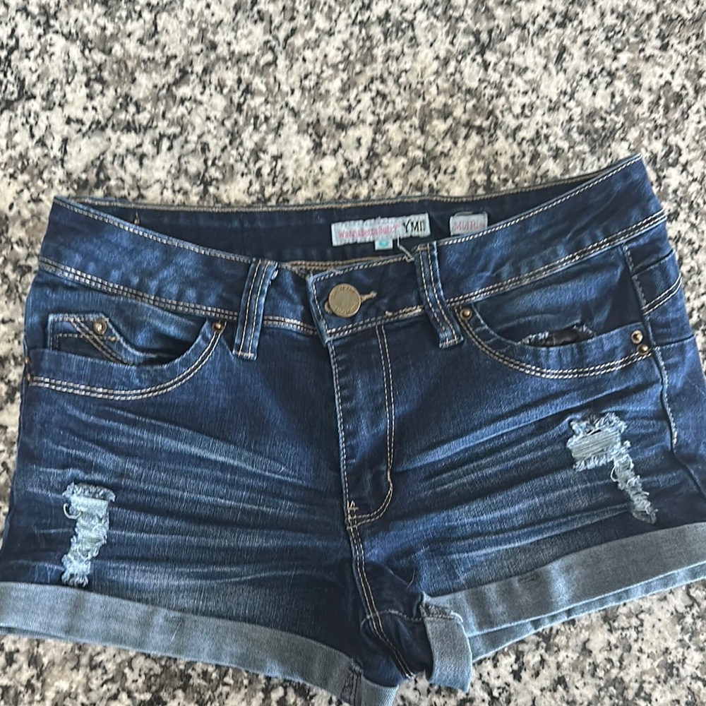 YMI Women's Blue Denim Shorts